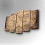 Wallity Cuadro Decorativo en Lienzo 5 Piezas 5PUC-039 Multicolor